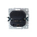 BRITE Розетка 1-местная с заземлением с защитными шторками 16А с USB A+C 18Вт РЮш11-1-БрМ маренго IEK BRITE Розетка 1-местная с заземлением с защитными шторками 16А с USB A+C 18Вт РЮш11-1-БрМ маренго IEK