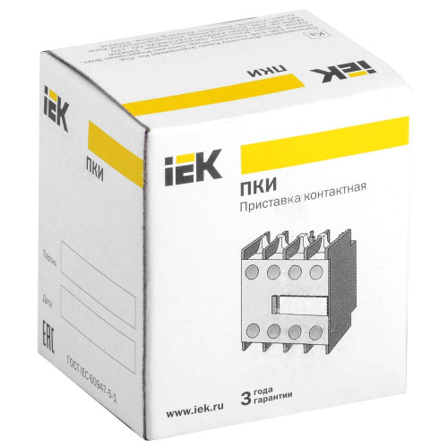 Приставка ПКИ-31 дополнительные контакты 3NO+1NC IEK