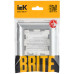 BRITE Рамка 1-местная РУ-1-Бр алюминий/алюминий IEK BRITE Рамка 1-местная РУ-1-Бр алюминий/алюминий IEK