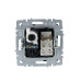 BRITE Розетка двойная RJ11+RJ45 кат.5E РК/Т12-БрШ шампань IEK