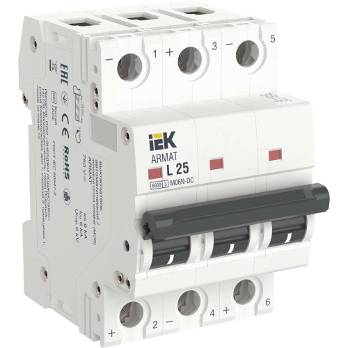 ARMAT Автоматический выключатель M06N-DC 3P L 25А IEK