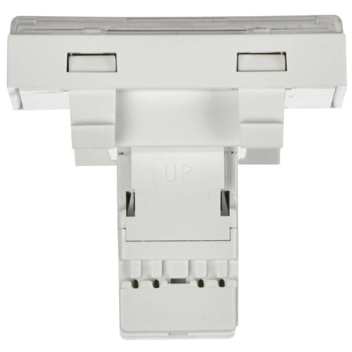 Розетка компьютерная РКИ-20-00-П RJ-45 UTP кат.5e (на 2 модуля) ПРАЙМЕР белая IEK
