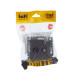 BRITE Розетка двойная TV+SAT РТВ/РСп12-БрС сталь IEK BRITE Розетка двойная TV+SAT РТВ/РСп12-БрС сталь IEK