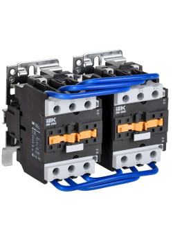 Контактор КМИ-34032 реверс 40А 230В/АС3 2NO;2NC IEK