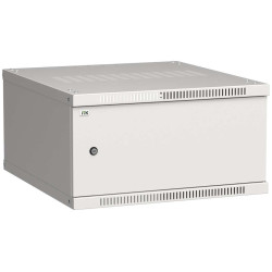 ITK Шкаф настенный LINEA WE 6U 600х650мм дверь металл серый