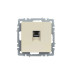 BRITE Розетка компьютерная RJ45 кат.5E РК10-БрКр бежевый IEK BRITE Розетка компьютерная RJ45 кат.5E РК10-БрКр бежевый IEK
