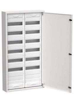 TITAN 5 Корпус металлический ЩРн-168 (2х84) 1085х570х140мм IP31 белый (одна дверь) IEK
