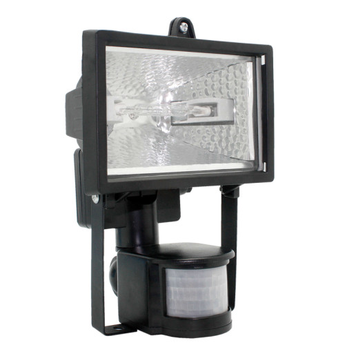 Прожектор галогенный ИО150Д (детектор) IP54 черный IEK