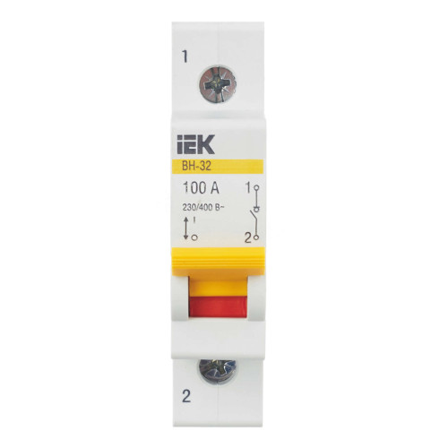 KARAT Выключатель нагрузки (мини-рубильник) ВН-32 1P 100А IEK