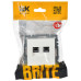 BRITE Розетка компьютерная двойная RJ45 кат.6 РК11-2-БрЖ жемчуг IEK BRITE Розетка компьютерная двойная RJ45 кат.6 РК11-2-БрЖ жемчуг IEK