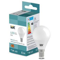 LED Globe G45 600lm 4000K E14 IEK