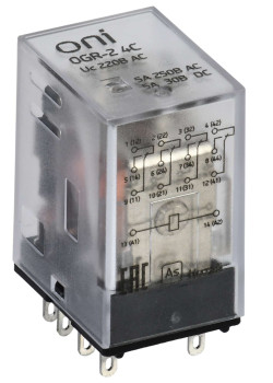 Реле общего назначения OGR-2 4C 220В AC ONI