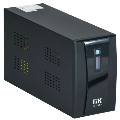 ITK ELECTRA ET ИБП Линейно-интерактивный 2кВА/1,2кВт однофазный с LCD дисплеем с АКБ 2х9AH USB порт розетки Schuko