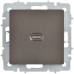 BRITE Розетка USB C 65Вт высокоскоростная зарядка РЮ12-1-БрТБ темная бронза IEK BRITE Розетка USB C 65Вт высокоскоростная зарядка РЮ12-1-БрТБ темная бронза IEK