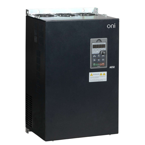 Преобразователь частоты A650 380В 3Ф 22kW 45А со встроенным тормозным модулем ONI