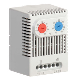 Термостат двухканальный УККт от 0 до +60°C NO+NC IEK
