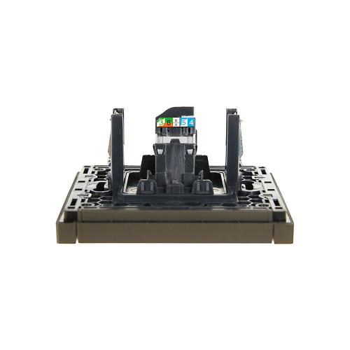 FORTE&PIANO Розетка компьютерная RJ45 кат.5E FP332 серый IEK