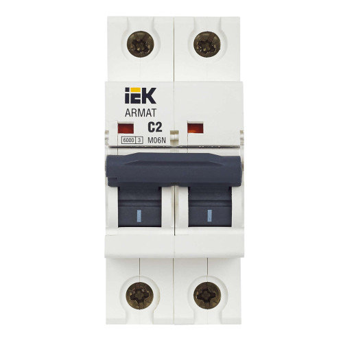 ARMAT Автоматический выключатель M06N 2P C 2А IEK
