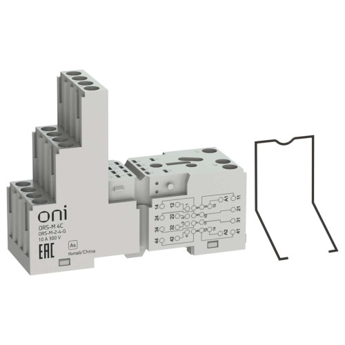 Розетка трёхъярусная ORS-M для реле ORM 4C ONI