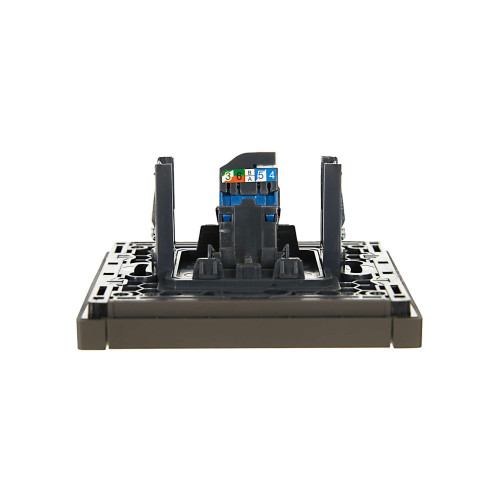 FORTE&PIANO Розетка компьютерная RJ45 кат.6 FP331 серый IEK