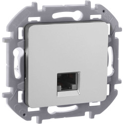 INSPIRIA Розетка компьютерная RJ45 категория 6 UTP алюминий