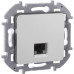 INSPIRIA Розетка компьютерная RJ45 категория 6 UTP алюминий