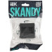 SKANDY Розетка компьютерная двойная RJ45 кат.6 SK-K04G графит IEK