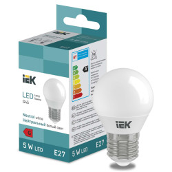 LED Globe G45 600lm 3000K E14 IEK