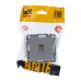 BRITE Розетка компьютерная RJ45 кат.5E РК10-БрА алюминий IEK BRITE Розетка компьютерная RJ45 кат.5E РК10-БрА алюминий IEK