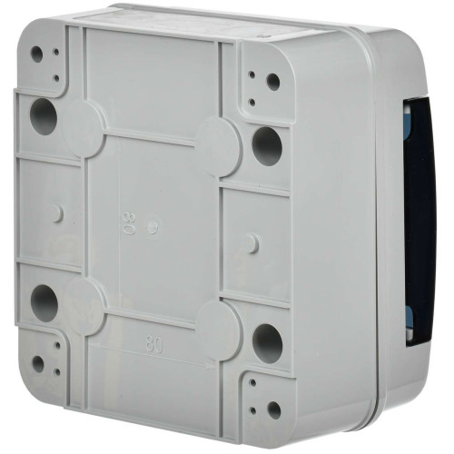 TEKFOR Корпус пластиковый КМПн-6 IP65 черная прозрачная дверь IEK