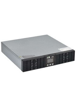 ITK ELECTRA OR ИБП однофазный онлайн 10кВА/10кВт 2U LCD дисплей 192-240VDC клеммная колодка без АКБ с регулируемым зарядным устройством USB EPO RS232 SNMP слот Rack/Tower