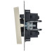BRITE Выключатель 2-клавишный перекрестный 10А ВС10-2-3-БрКр бежевый IEK BRITE Выключатель 2-клавишный перекрестный 10А ВС10-2-3-БрКр бежевый IEK