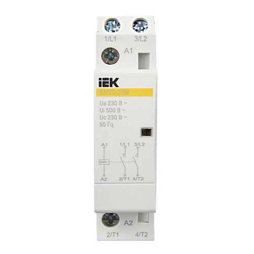 Контактор модульный КМ20-20М AC IEK