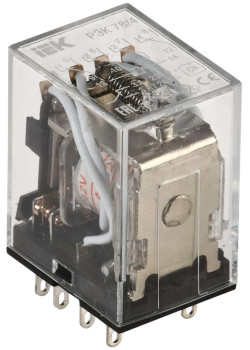 Реле РЭК78/4(MY4) с индикацией 3А 12В AC IEK