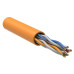 ITK Витая пара U/UTP кат.6 4х2х24AWG solid LSZH нг(А)-HF slim оранжевый (305м)
