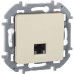 INSPIRIA Розетка компьютерная RJ45 категория 5Е UTP слоновая кость