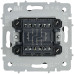 BRITE Выключатель 2-клавишный с индикацией для отелей 10А ВС10-2-9-БрЧ черный IEK