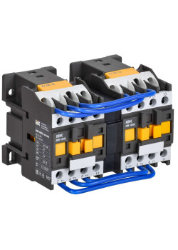 Контактор КМИ-10930 реверс 9А 400В/АС3 2NO IEK
