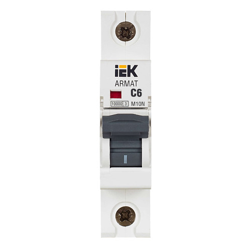 ARMAT Автоматический выключатель M10N 1P C 6А IEK