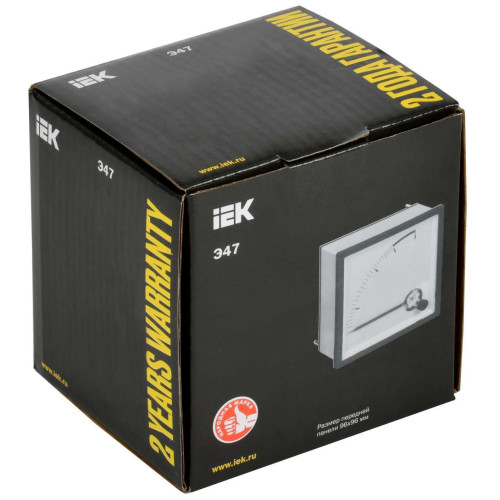 Амперметр Э47 2500/5А класс точности 1,5 96х96мм IEK