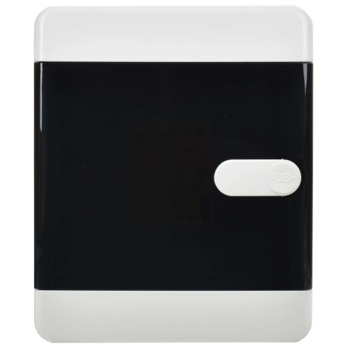 UNION Compact Корпус пластиковый ЩРН-П-4 IP41 черная прозрачная дверь IEK
