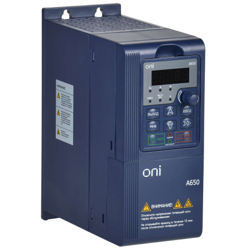 Преобразователь частоты A650 380В 3Ф 2,2кВт 5,5А M ONI