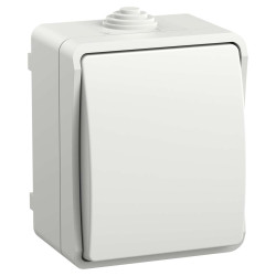 FORS Выключатель кнопочный для открытой установки 10А IP54 ВСк20-1-0-ФБ белый IEK