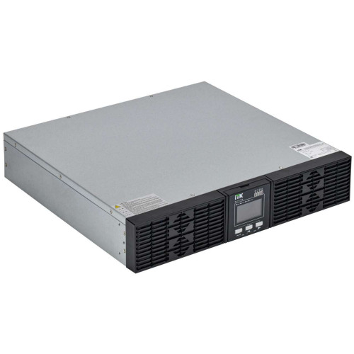 ITK ELECTRA OR ИБП однофазный онлайн 2кВА/2кВт 2U LCD дисплей 72VDC 6хС13 без АКБ с регулируемым зарядным устройством USB EPO RS232 SNMP слот Rack/Tower