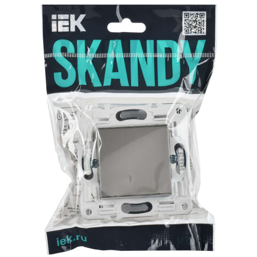 SKANDY Заглушка с суппортом SK-C01N металл никель IEK
