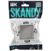 SKANDY Заглушка с суппортом SK-C01N металл никель IEK