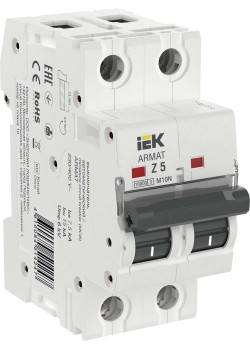 ARMAT Автоматический выключатель M10N 2P Z 5А IEK