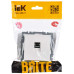BRITE Розетка компьютерная RJ45 кат.6 РК11-БрЖ жемчуг IEK BRITE Розетка компьютерная RJ45 кат.6 РК11-БрЖ жемчуг IEK