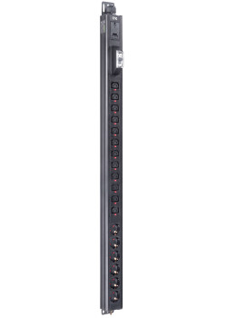 ITK BASE PDU вертикальный PV1112 23U 1 фаза 32А 6 розеток SCHUKO (немецкий стандарт) + 12 розеток C13 с клеммной колодкой и кабелем 3м вилка IEC60309 (промышленная)
