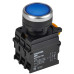Кнопка с подсветкой и фиксацией d=22мм 1NO+1NC синяя MASTER IEK Кнопка с подсветкой и фиксацией d=22мм 1NO+1NC синяя MASTER IEK